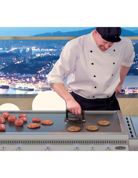 Prensa de Hamburguesa Fire Beauty 16.5 cm Hierro Fundido