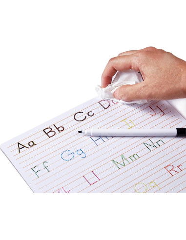 5 Tableros de Trazado de Letras y Números ZazzyKid 21x28cm