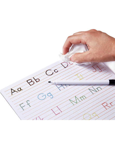 5 Tableros de Trazado de Letras y Números ZazzyKid 21x28cm