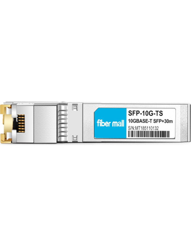 Módulo Transceptor SFP+ a RJ45 10GBASE-T Fiber Mall 30m