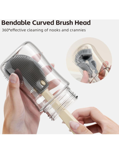 Juego de Limpiadores de Botellas Gulsmami 7 en 1 Viaje