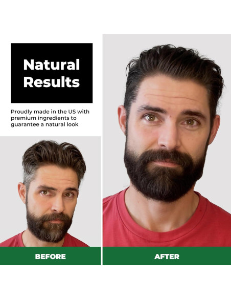 Tinte para Cabello y Barba SIMPLER Negro Marrón 340g - Cobertura 100% Canas