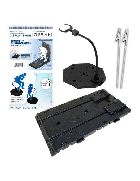 Juego de Exhibición de Modelos de Plástico Someie - Base Catapulta y Soporte