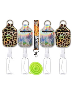 Botellas de Spray Recargables 30ml con Sujetadores de Llavero