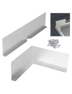 Protectores de Valle de Canalón EBaokuup 2 Pcs Aluminio Resistente