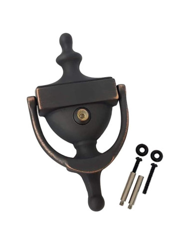 Agujero de puerta de latón QCAA con visor 160 bronce veneciano