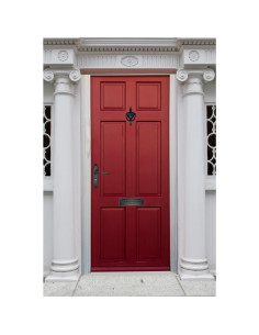 Agujero de puerta de latón QCAA con visor 160 bronce veneciano 2