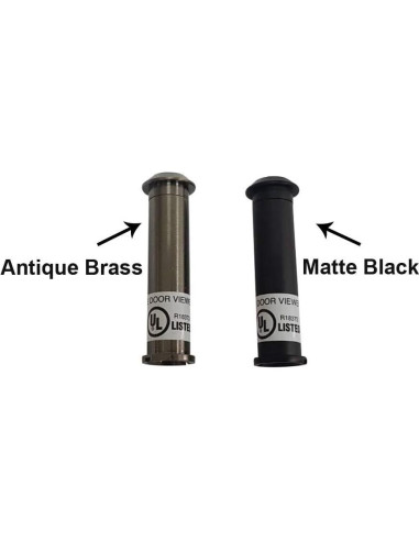 Agujero de puerta de latón QCAA con visor 160 bronce veneciano