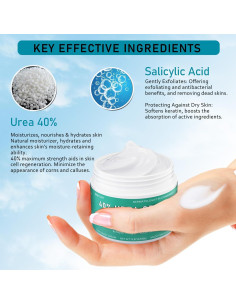 Crema de Urea 40% Aphesia para Pies Secos y Agrietados 150g 2