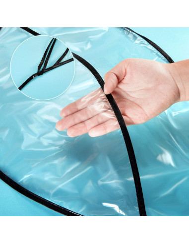 Gorros de Lluvia Reutilizables SATINIOR 6 Pcs para Mujeres