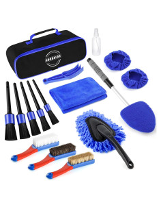 Kit de Limpieza de Interior de Coche HORDALOR 17 Piezas