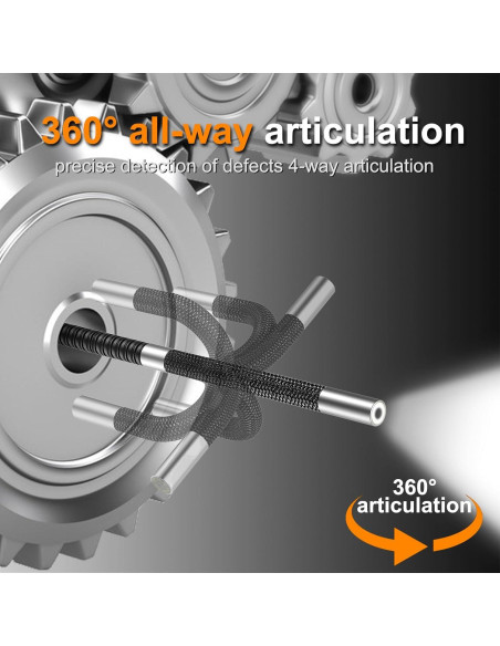 Cámara de Inspección Articulada 360 Boresoeil Ptool 1.0M HD