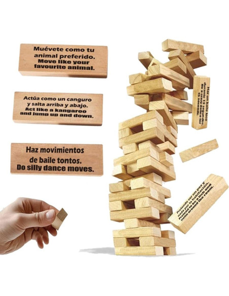 Juego de Bloques Bilingües 1step2dream - Aprendizaje Español Juego de Bloques Bilingües 1step2dream - Aprendizaje Español