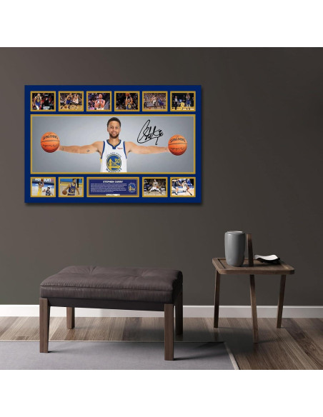 Póster Firmado Stephen Curry 20x30 cm Decoración Infantil