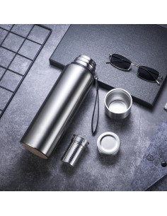 Termo CDJ 500 ml Acero Inoxidable con Infusor de Té Doble Pared 2