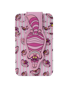 Billetera Portatarjetas Disney Gato de Cheshire Rosa Slim