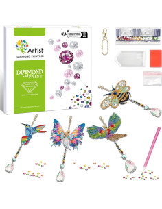 Kit de Manualidades Gootxusk para Niñas 8-12 Años - Arte de Gemas 2