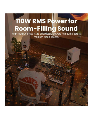 Altavoces Edifier MR5 2.0 Inalámbricos 110W Negro