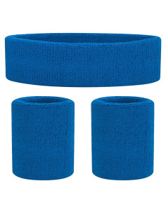 Conjunto Diadema y Muñequera ONUPGO Azul 9252 para Ejercicio