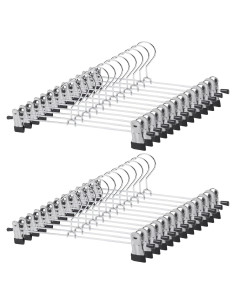 Perchas GoodtoU de Metal con Clips - Paquete de 30 Unidades