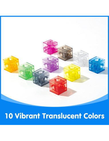 100 Osos Translúcidos para Conteo y Clasificación Odoorgames