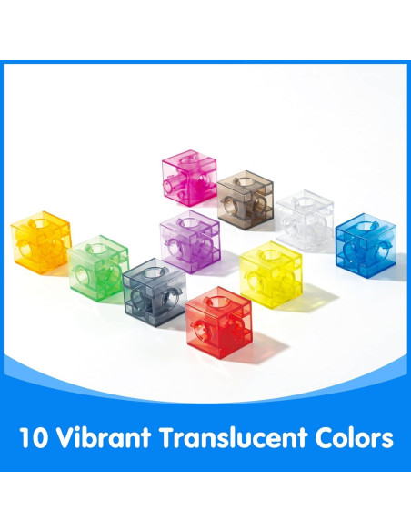 100 Osos Translúcidos para Conteo y Clasificación Odoorgames