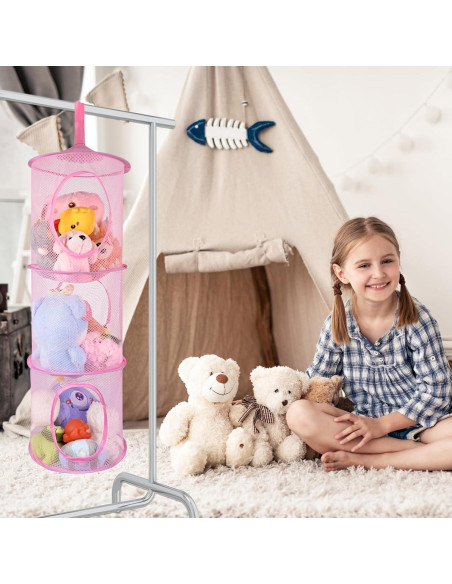 Organizador de Almacenamiento de Peluches ChezMax - 3 Niveles Plegable