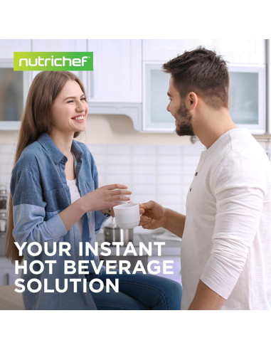 Hervidor de Agua Caliente NutriChef 3.2L Acero Inoxidable