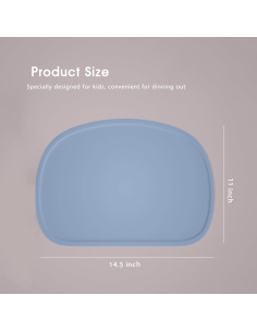 Conjunto de 3 Manteles de Silicona Cuddle Campus Antideslizantes 2