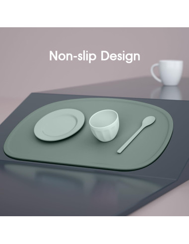 Conjunto de 3 Manteles de Silicona Cuddle Campus Antideslizantes