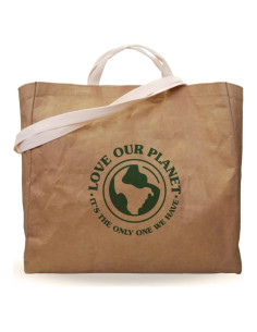 Bolsa de Compras Reutilizable Grande de Papel Sostenible