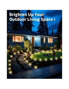 Luces Solares de Suelo SenLuKit Paquete de 2 IP65 Jardín 2