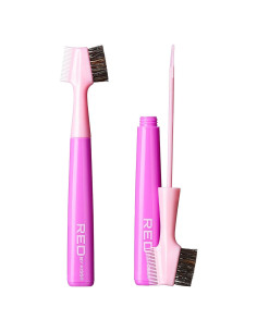 Cepillo para Cabello Red by Kiss 3 en 1 con Fijador de Bordes