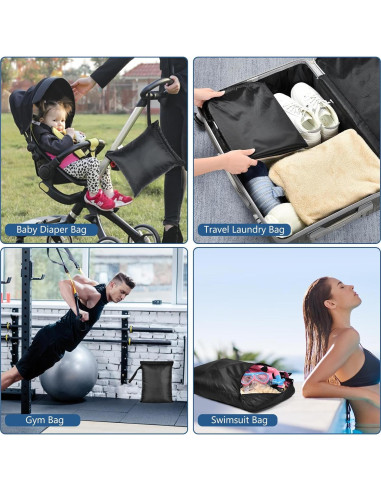 OTraki 2 Piezas Bolsa Húmeda y Seca 30x36 cm Impermeable