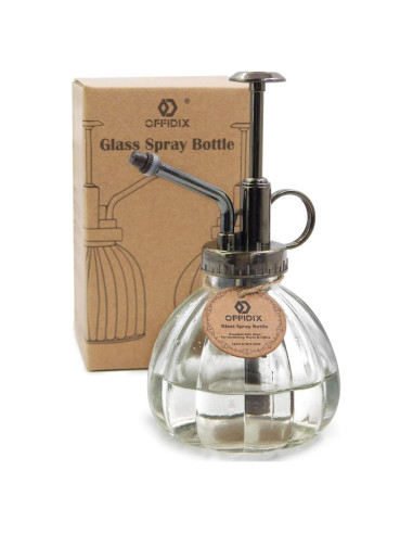 Botella Pulverizadora de Vidrio OFFIDIX 200 ml 16 cm Vintage
