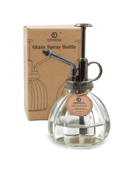 Botella Pulverizadora de Vidrio OFFIDIX 200 ml 16 cm Vintage