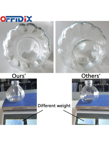 Botella Pulverizadora de Vidrio OFFIDIX 200 ml 16 cm Vintage