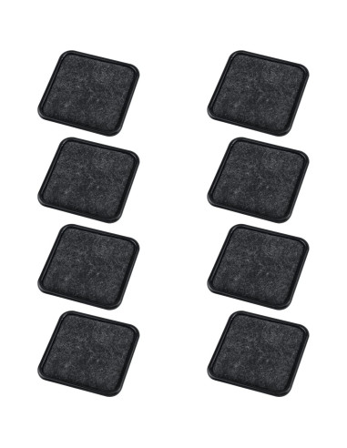 Deslizadores de Muebles Geesatis 8 Pcs Cuadrados 4.8x4.8 cm