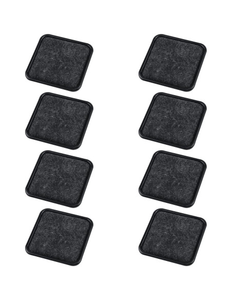 Deslizadores de Muebles Geesatis 8 Pcs Cuadrados 4.8x4.8 cm