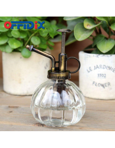 Botella Pulverizadora de Vidrio OFFIDIX 200 ml 16 cm Vintage