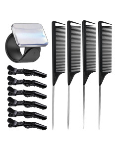 Pulsera Magnética Rabetly para Estilistas + 4 Peines + 6 Clips