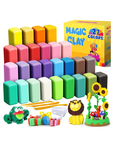 Arcilla Secada al Aire ESSENSON 27 Colores para Niños