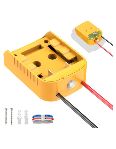 Adaptador de Batería Kzreect 20V con Interruptor y Protección