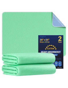 Almohadillas Lavables Fygrip 2 Piezas 91x137 cm Impermeables