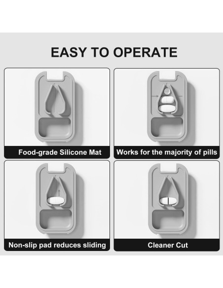 Cortador de Pastillas Hafigigi Negro con Cerradura de Seguridad Cortador de Pastillas Hafigigi Negro con Cerradura de Seguridad