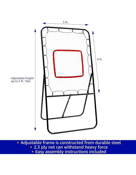 Rebotador de Lacrosse 121.9x91.4 cm con Objetivo Trademark Innovations