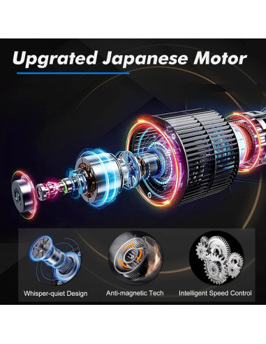 Enrollador de Relojes Automáticos Uthlusty Negro con Motor Silencioso