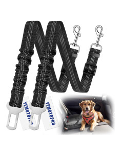 Cinturón de Seguridad para Perros Yemotopro Universal 2 Pack