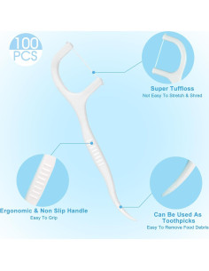 Palillos de Hilo Dental Eyxformula 100 Unidades Viaje 2