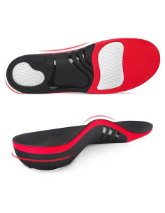 Plantillas Ortopédicas Trooer para Fascitis Plantar - Negro XS